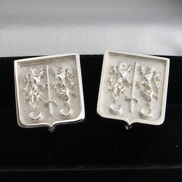 Select Gifts Harman Ireland Family Crest Surname Coat Of Arms Cufflinks Personalised Case 