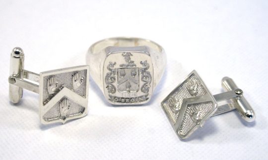 Custom Made Irish Coat of Arms Rings - Family Crest Ring