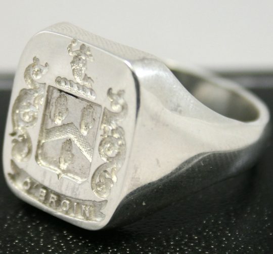 Custom Made Irish Coat of Arms Rings - Family Crest Ring