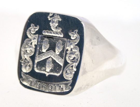 Custom Made Irish Coat of Arms Rings - Family Crest Ring