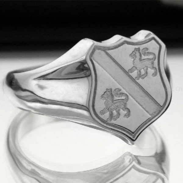 Custom Made Irish Coat of Arms Rings - Family Crest Ring